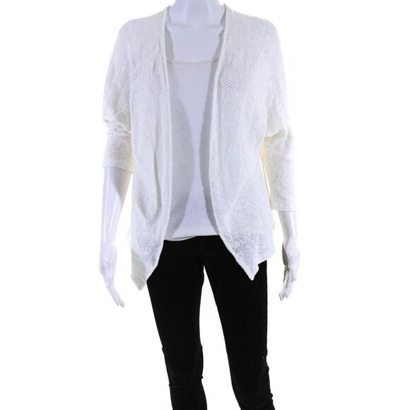 Velvet for Calypso St. Barth Women's Open Front Knit Cardigan White Size XS - Picture 1 of 4